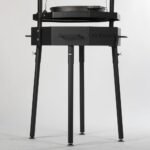 TITAN GREAT OUTDOORS Ash & Ember Santa Maria Grill, Argentine Style Open Fire Grill, Adjustable Cooking Grate with Flywheel, BBQ Grill Comes with Cast Iron Skillet - Image 8