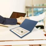 SUNEE Certificate Holders(Navy Blue, 30 Packs), Diploma Covers Gold Foil Border, for Letter Size 8.5x11 Certificates, Cardstock, Document Papers - Image 5