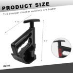 Tire Changer, Nylon Tire Bead Clamp Drop Center Tool Wheel Rim Depressor, Heavy Duty Bead Clamp Depressor Replacement Universal Rim Pry Tire Changing Helper for Motorcycle (2 PCS) - Image 2