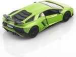 1/36 Scale Lamborghini Aventador LP750-4 SV Diecast Cars Models,Pull Back Vehicles Toy Cars,Cars Gifts for Boys Girls (Green) - Image 2
