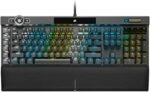 Corsair K100 RGB Mechanical Gaming Keyboard - Cherry MX Speed RGB Silver Keyswitches - PBT Double-Shot Keycaps - Elgato Stream Deck and iCUE Compatible - QWERTY NA Layout - Black