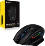 Corsair Dark CORE RGB PRO SE Wireless FPS/MOBA Gaming Mouse with Qi Charging – 18,000 DPI – 8 Programmable Buttons – Sub-1ms Wireless – iCUE Compatible – PC, Mac, PS5, PS4, Xbox – Black - Image 9