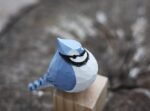 Hand Carved Wooden Bird Figurines, Creative Small Bird Statue for Home Decor, Bird Gifts for Bird Lovers (Blue Jay) - Image 7