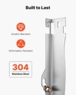 VEVOR Wheel Alignment Tool, 2 PCS Stainless Steel Heavy Duty Toe Alignment Plates with 2 Measuring Tapes, Accurate Automotive Wheel Tools for Home Use, Compatible with Cars, Trucks, SUVs, and Vehicle - Image 5