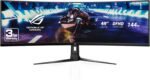 ASUS ROG Strix XG49VQ 49” Curved Gaming FreeSync Monitor 144Hz Dual Full HD HDR Eye Care with DP HDMI Black