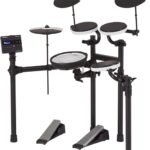 Roland TD-02KV V-Drums | Electronic Drum Kit with Expressive Playability, Noise-Reducing Features, Mesh-Head Snare, Wide Acoustic-Style Playing Layout & Optional Bluetooth Expansion | Onboard Coach