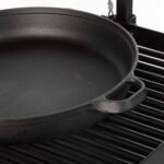 TITAN GREAT OUTDOORS Ash & Ember Santa Maria Grill, Argentine Style Open Fire Grill, Adjustable Cooking Grate with Flywheel, BBQ Grill Comes with Cast Iron Skillet - Image 5