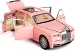 BDTCTK 1/32 Rolls-Royce Phantom Model Car,Zinc Alloy Pull Back Toy car with Sound and Light for Kids Boy Girl Gift (Black) - Image 8