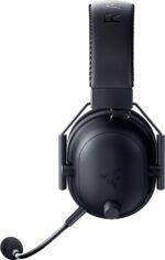 Razer BlackShark V2 Pro Wireless Xbox Gaming Headset: 50mm Drivers - Super Wideband Mic - Noise Isolating Earcups - for Xbox, PS5, Nintendo Switch 2, PC, Mac - Bluetooth, USB-C - 70hr Battery - Black - Image 10