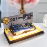 BDTCTK 1/24 Comapatible for Pagani Zonda HP Barchetta Model Cars Toy, Zinc Alloy Diecast Pull Back Toy Cars with Sounds and Lights Vehicles for Kids Boy Girl Gift (Blue) - Image 7