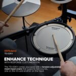 Roland TD-02KV V-Drums | Electronic Drum Kit with Expressive Playability, Noise-Reducing Features, Mesh-Head Snare, Wide Acoustic-Style Playing Layout & Optional Bluetooth Expansion | Onboard Coach - Image 4