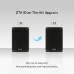 RIVA Upgraded Arena Wi-Fi Bluetooth Hi-Fi Speaker, 6 Drivers, 50W, Multiroom Music System, Supports Airplay 2, Chromecast, Spotify, Tidal and More Streaming (Black) - Image 4