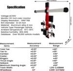 Wheel Alignment Machine 3D Wheel Aligner, 12~24 inch Rim Diameter, Database Supports Over 60,000+ Models, 0.1mm/0.01° High-Precision Tire Wheel Aligning Machine AC110V - Image 2