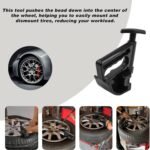 Tire Changer, Nylon Tire Bead Clamp Drop Center Tool Wheel Rim Depressor, Heavy Duty Bead Clamp Depressor Replacement Universal Rim Pry Tire Changing Helper for Motorcycle (2 PCS) - Image 4