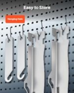 VEVOR Wheel Alignment Tool, 2 PCS Stainless Steel Heavy Duty Toe Alignment Plates with 2 Measuring Tapes, Accurate Automotive Wheel Tools for Home Use, Compatible with Cars, Trucks, SUVs, and Vehicle - Image 6