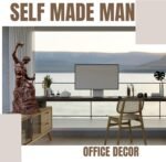 【100% Bronze Statue】 Self Made Man 18.5″ Bronze Self-Sculpting Sculpture for Home Decor - Image 5