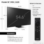 Samsung 55-Inch Class OLED 4K S95C Series Quantum HDR Smart TV w/Dolby Atmos, Object Tracking Sound+, Q Symphony, Motion Xcelerator Turbo Pro, Gaming Hub, Alexa Built-in (QN55S95C, 2023 Model) - Image 2