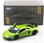 1/36 Scale Lamborghini Aventador LP750-4 SV Diecast Cars Models,Pull Back Vehicles Toy Cars,Cars Gifts for Boys Girls (Green) - Image 6
