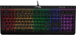 HyperX Alloy Core RGB – Membrane Gaming Keyboard, Comfortable Quiet Silent Keys with RGB LED Lighting Effects, Spill Resistant, Dedicated Media Keys, Compatible with Windows 10/8.1/8/7 – Black