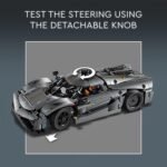 LEGO Technic Koenigsegg Jesko Absolut Grey Hypercar, Sports Car Building Set for Boys and Girls, Vehicle Racing for Kids, Buildable Model Kit, Sport Car Toy, Motor Enthusiasts’ Gift, 42173 - Image 5