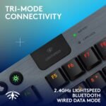 Logitech G915 X Lightspeed TKL Wireless Mechanical Gaming Keyboard, Double-Shot PBT Keycaps, Fully Programmable Keys, RGB Backlit Mac/PC Gaming Keyboards, Aluminum Finish, GL Tactile Switches, Black - Image 5