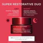 Clarins Super Restorative Night Cream | Anti-Aging Moisturizer For Mature Skin Weakened By Hormonal Changes | Illuminates & Densifies Skin | Lifts & Tones | Targets Spots & Wrinkles | 1.7 Ounces - Image 7