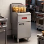 Commercial Gas Floor Fryer with 2 Baskets, 120000 BTU Natural Gas Fryer-Only Commercial Use, 4 Heating Tubes, 55 lb Oil Capacity Deep Fryer for Restaurants, Fast Food, Food Trucks - Image 5