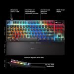 SteelSeries Apex Pro TKL Gen 3 OmniPoint 3.0 HyperMagnetic Switches — Adjustable Actuation — Rapid Trigger — Game-Ready Presets — Protection Mode — Rapid Tap/SOCD — OLED — RGB — PBT Keycaps — USB-C - Image 3