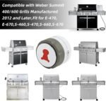 NOVINO Grill Knobs for Weber Summit,2-Pack 91538 Lighted Control Grill Knobs for Weber Summit 2012+ 400/600 Series E-470 670, S-460 470 660 670 - Image 3