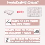 LIVEBOX Machine Washable 5x7 Rug, Pink Rugs for Bedroom Girls, Soft Boho Floral Nursery Rug, Non-Slip Indoor Ultra-Thin Floor Carpet Area Rug for Kid Room Living Room Dorm, Blush/Pink - Image 8