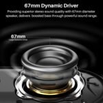 TOZO PA1 Large Bluetooth Speaker, Powerful 2.0 Stereo Sound with Deep Bass, 25H Playtime, IPX7 Waterproof Shower Speaker, Wireless Speaker with App EQ Control, Dual Pairing for Home, Outdoor & Travel - Image 3