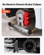 VEVOR Wheel Alignment Tool, 2 PCS Stainless Steel Heavy Duty Toe Alignment Plates with 2 Measuring Tapes, Accurate Automotive Wheel Tools for Home Use, Compatible with Cars, Trucks, SUVs, and Vehicle - Image 3