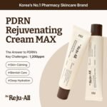 Dr. Reju-All Advanced PDRN Rejuvenating Cream Max – 99% Pure Salmon DNA Gel Type Face Moisturizer – Optimal 1200ppm for Glass Skin & Plumping – Korean Pharmacy Anti-Aging Skin Care Face Cream -2 Fl Oz - Image 2