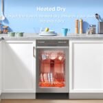 Midea MDF18A1AST Built-in Dishwasher with 8 Place Settings, 6 Washing Programs, Stainless Steel Tub, Heated Dry, Energy Star - Image 7