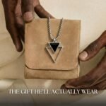 Galis Mens Necklace - Premium Stainless Steel Silver Chain Necklace, Non Tarnish, Chains, Triangle, Cross, Black Enamel, Compass Pendant, Stylish Jewelry - Valentines Gifts for Him 24" - Image 6