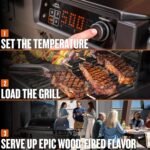 Traeger Grills Woodridge Electric Wood Pellet Grill and Smoker, Wi-Fi Temperature Control up to 500 Degrees, 860 Sq. In. Cooking Capacity, 6-in-1 for Outdoor Grilling, Smoking, and BBQ, TFB86MLH - Image 5