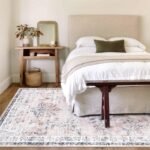 LIVEBOX Machine Washable 5x7 Rug, Pink Rugs for Bedroom Girls, Soft Boho Floral Nursery Rug, Non-Slip Indoor Ultra-Thin Floor Carpet Area Rug for Kid Room Living Room Dorm, Blush/Pink - Image 6