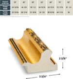 Ornate Gold 65" Premiere Deco TV Frame - Compatible ONLY with Samsung The Frame TV and Pro TVs (Fits 2021-2025, LS03A, LS03B,LS03C,LS03D,LS03FA,LS03FW) - Image 7