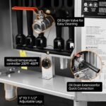 Commercial Gas Floor Fryer with 2 Baskets, 120000 BTU Natural Gas Fryer-Only Commercial Use, 4 Heating Tubes, 55 lb Oil Capacity Deep Fryer for Restaurants, Fast Food, Food Trucks - Image 6