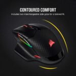 Corsair Dark CORE RGB PRO SE Wireless FPS/MOBA Gaming Mouse with Qi Charging – 18,000 DPI – 8 Programmable Buttons – Sub-1ms Wireless – iCUE Compatible – PC, Mac, PS5, PS4, Xbox – Black - Image 6