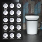 WOODBRIDGE Smart Toilet with 1000g MaP Flush Score, Foam Shield, Moving Dryer, Blackout Flush, ADA Comfort Height, Auto Open & Close, Heated Seat, B0930S - Image 13