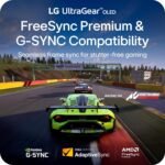 LG 39GX90SA-W 39-inch Ultragear WQHD (3440 x 1440) OLED Curved Gaming Monitor 240Hz, 1ms, NVIDIA G-Sync Compatible, AMD FreeSync Premium, VESA DisplayHDR True Black 400, webOS, USB Type-C, White - Image 6