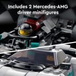 LEGO Speed Champions Mercedes-AMG F1 W12 E, Performance & Project One Toy Car Set, Mercedes Model Car Building Kit, Collectible Race Car Toy, Great Car Gift for Kids and Teens, 76909 - Image 5