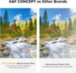 K&F Concept 67mm UV/CPL/ND Lens Filter Kit (3 Pieces)-18 Multi-Layer Coatings, UV Filter + Polarizer Filter + Neutral Density Filter (ND4) + Cleaning Cloth+ Filter Pouch for Camera Lens (K-Series) - Image 6