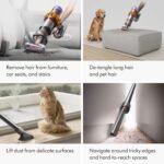 Dyson V15 Detect Plus Cordless Vacuum, Illumination Reveals dust, 240AW, 3 Power Modes, Up to 60 Minutes,² Deep Cleans Hard Floors and Carpets, Detangles pet Hair, Converts to Handheld - Image 4