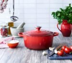 Le Creuset Enameled Cast Iron Signature Round Dutch Oven, 13.25 qt., Cerise - Image 5