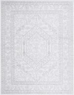 SAFAVIEH Area Rug 9x12 - Adirondack Collection - Large - Ivory & Silver, Oriental Medallion Design, Non-Shedding & Easy to Clean, Ideal for Living Room, Bedroom, Dining Space (ADR108B) - Image 2