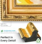 Ornate Gold 65" Premiere Deco TV Frame - Compatible ONLY with Samsung The Frame TV and Pro TVs (Fits 2021-2025, LS03A, LS03B,LS03C,LS03D,LS03FA,LS03FW) - Image 4