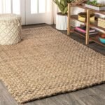 JONATHAN Y Estera Hand Woven Boucle Chunky Jute Natural Indoor Area Rug, 3x5, Bohemian, Transitional, Easy-Cleaning for Living Room, Bedroom, Kitchen, Pet Friendly, Non-Shedding (NFR102A-3)